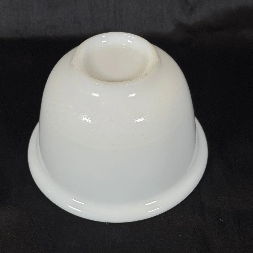 Vintage White Milk Glass Replacement Bowl 7